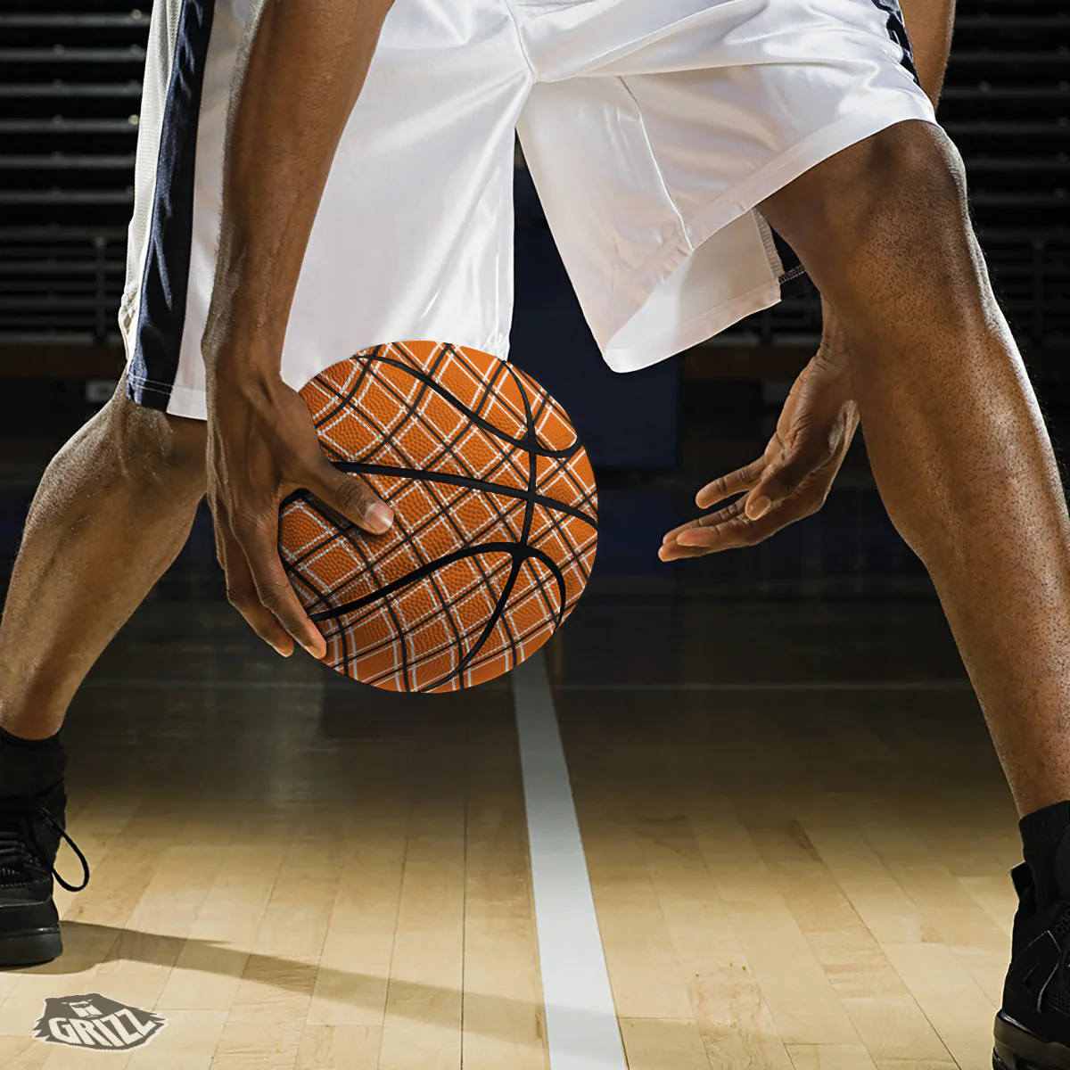Cross Halloween Print Pattern Basketball - Image 3