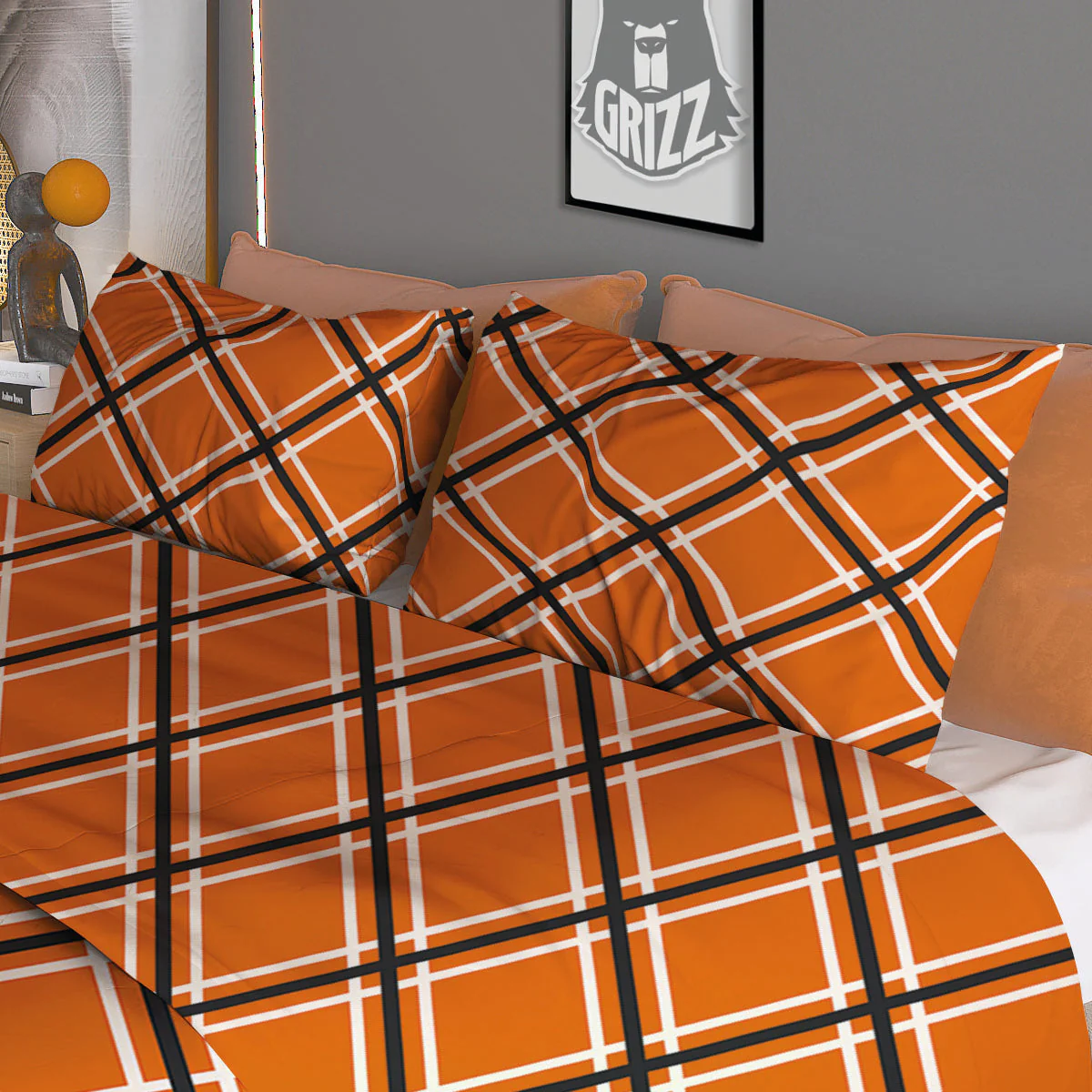 Cross Halloween Print Pattern Duvet Cover Bedding Set - Image 3