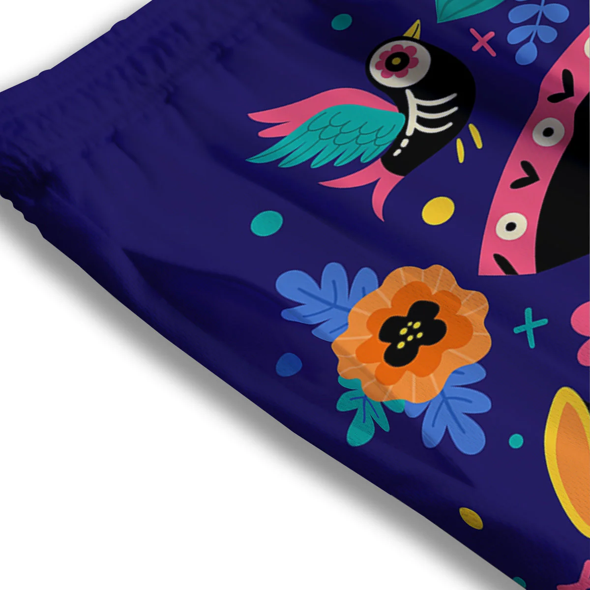 Day Of The Dead Cinco de Mayo Print Mesh Shorts - Image 3