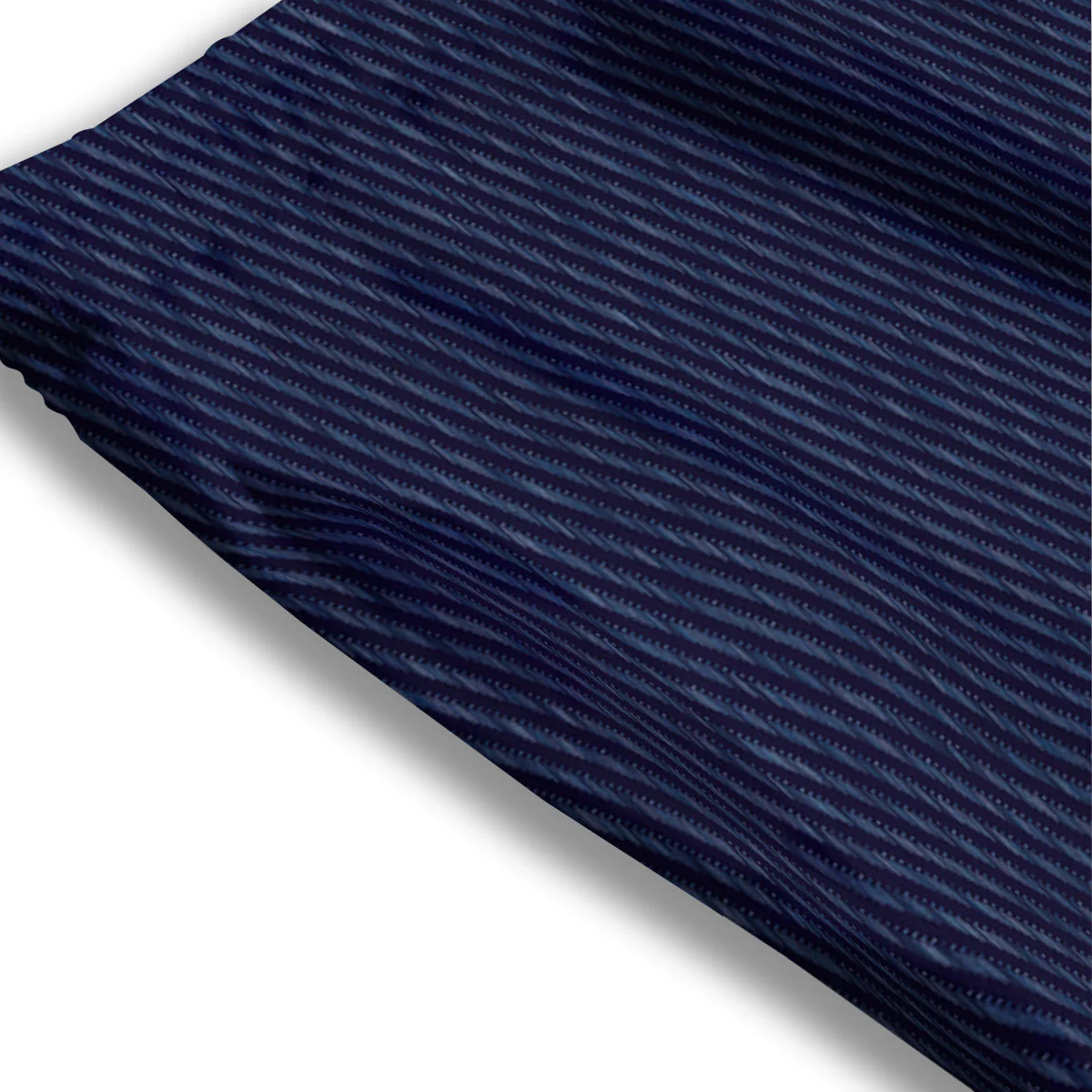 Denim Jeans Dark Blue Print Mesh Shorts - Image 3