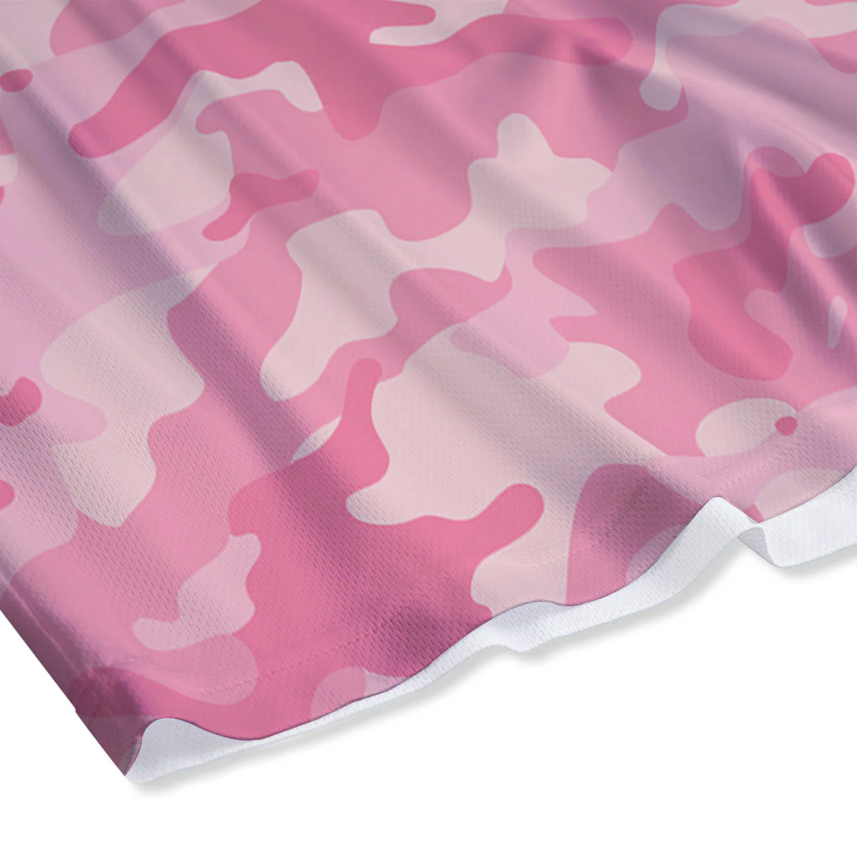 Digital Camo Pink Print Pattern Mesh Shorts - Image 4