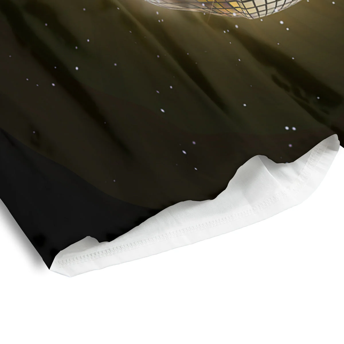 Disco Ball In Night Party Print Men's Athletic Shorts - Image 4