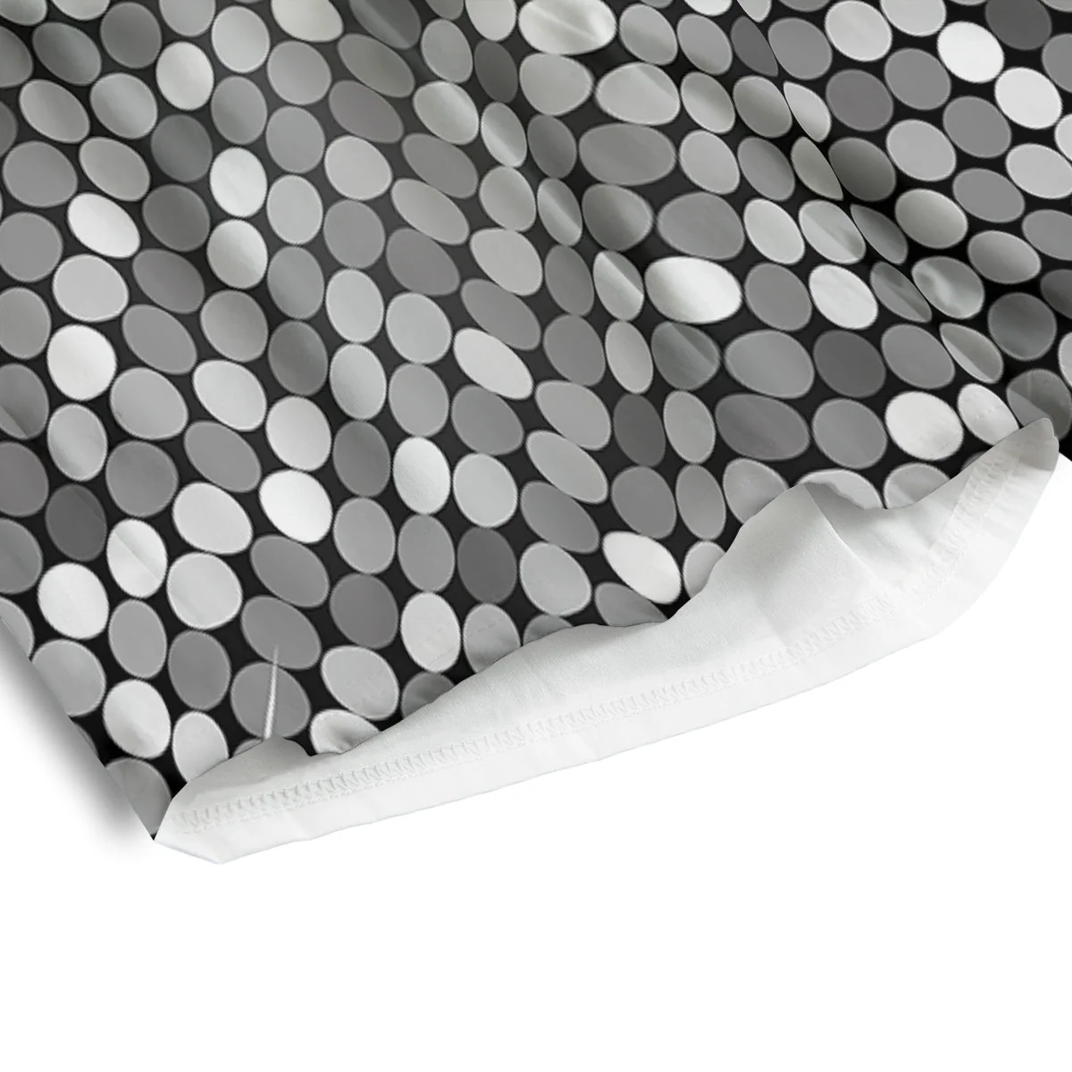 Disco Ball Texture Print Men's Athletic Shorts - Image 4