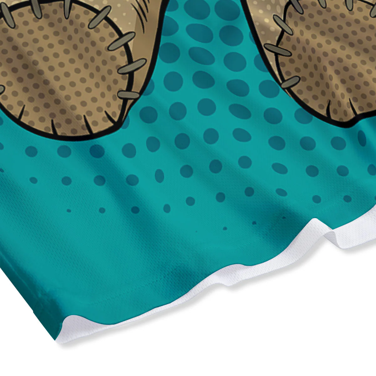 Doll Voodoo Print Mesh Shorts - Image 4