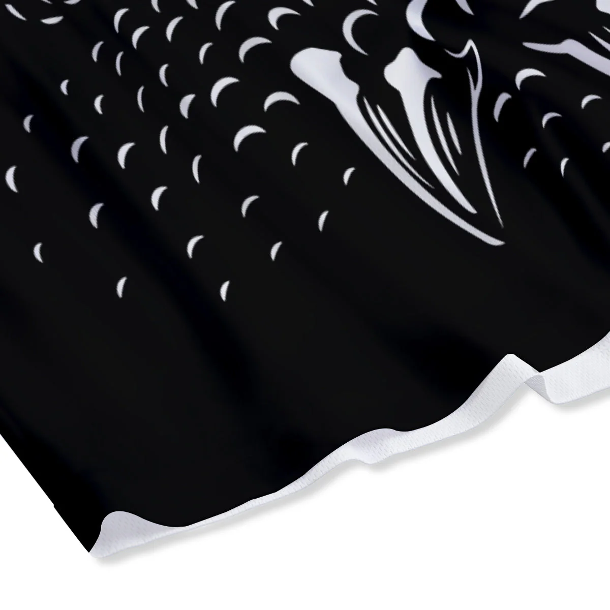 Dragon Eye Print Mesh Shorts - Image 4