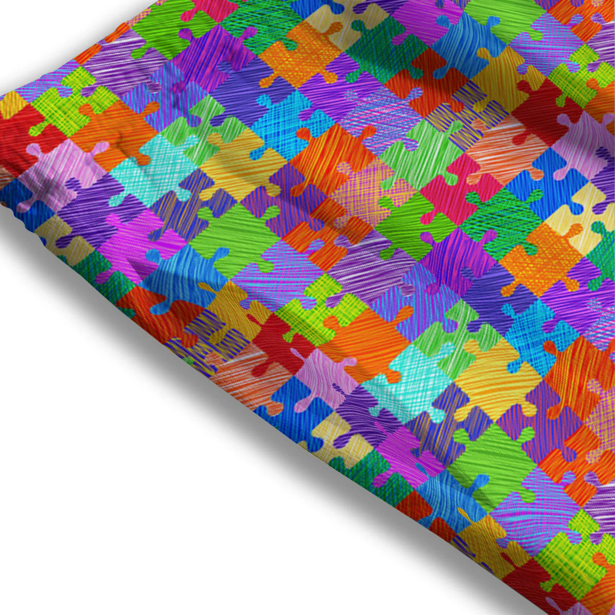 Drawing Autism Awareness Print Mesh Shorts - Image 3