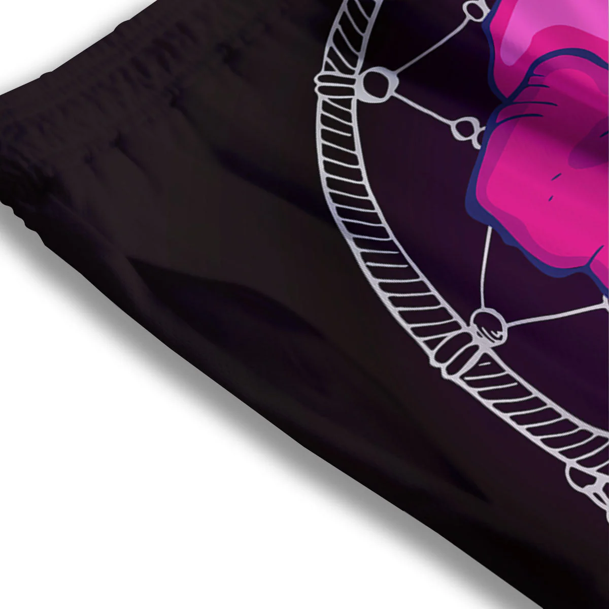 Dream Catcher Flower Bohemian Print Mesh Shorts - Image 3