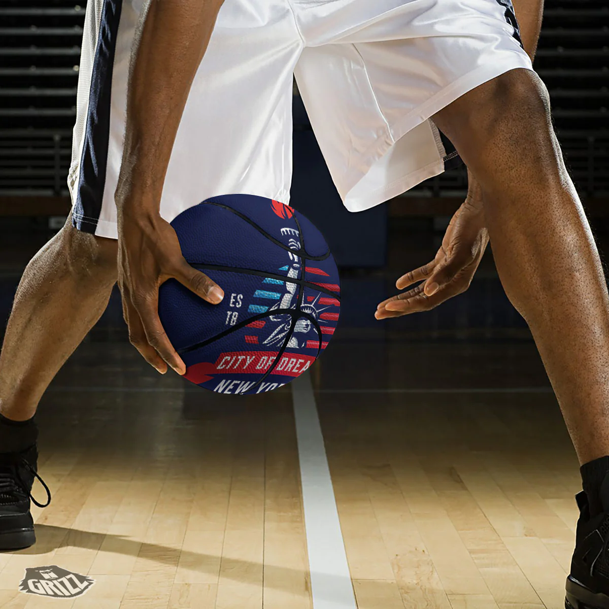 Dream Of Liberty American Print Basketball - Image 3