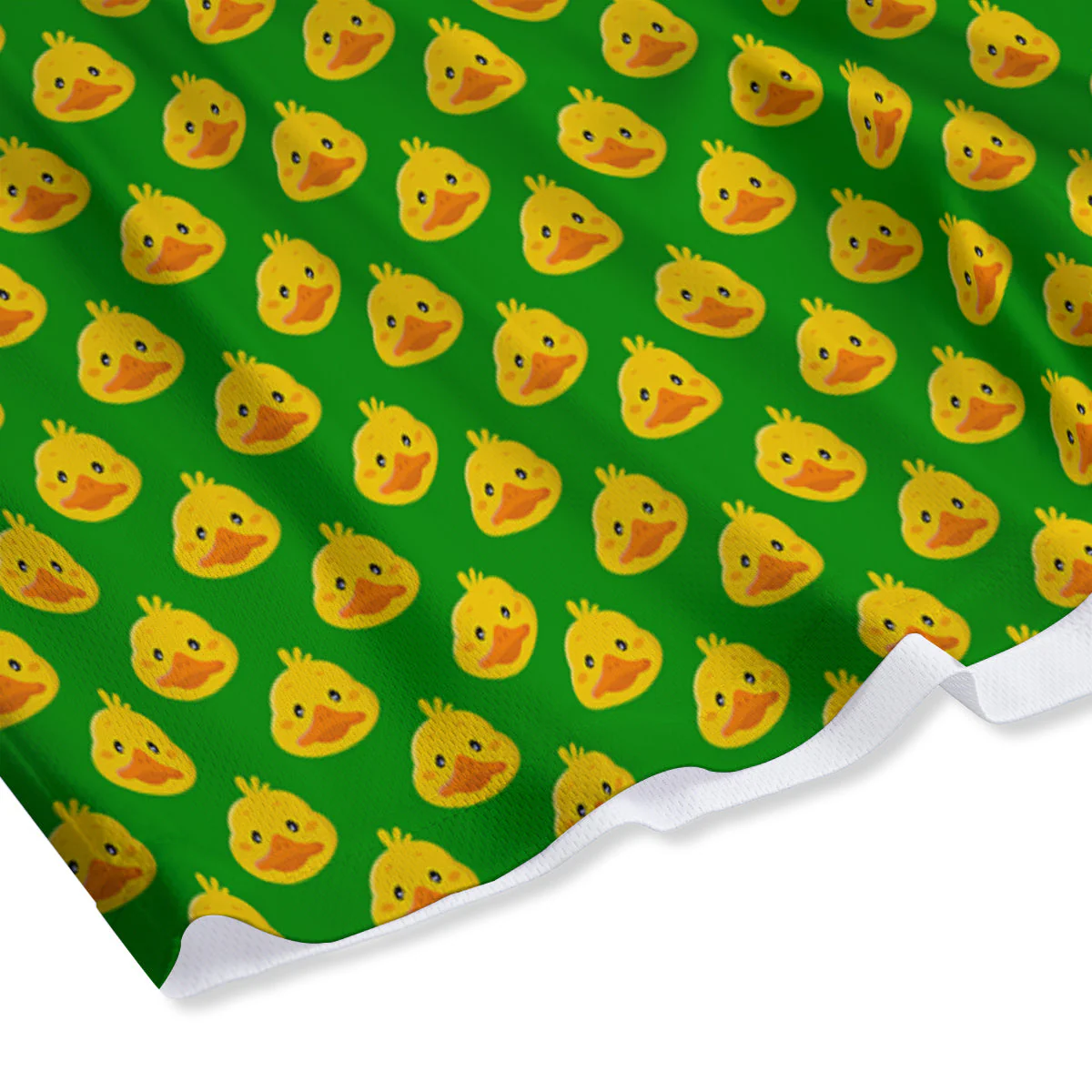 Duck Cute Cartoon Print Pattern Mesh Shorts - Image 4