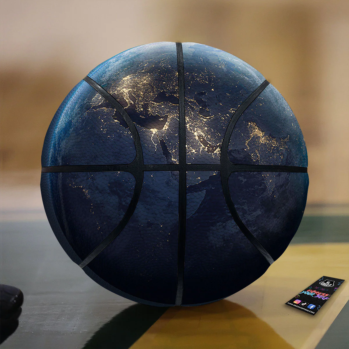 Earth And Space Print Basketball