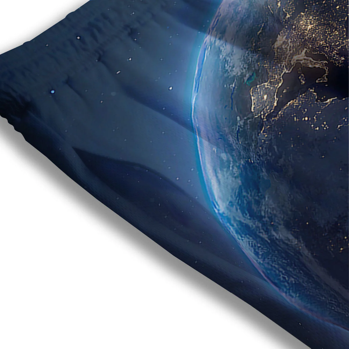 Earth And Space Print Mesh Shorts - Image 3