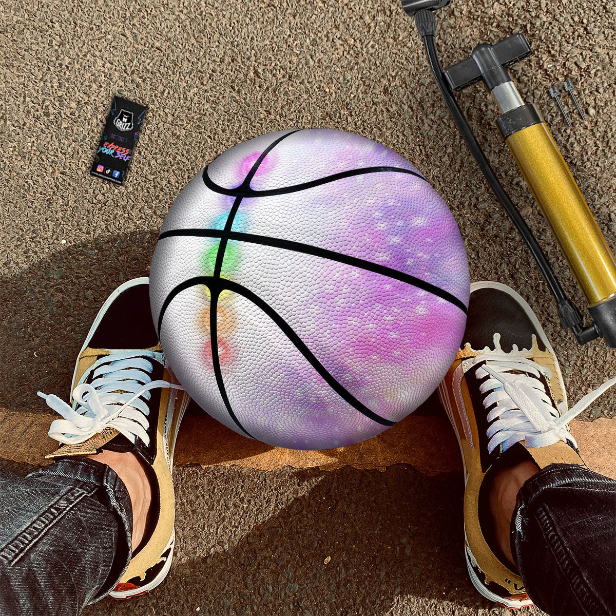 Energy Seven Chakras Print Basketball - Image 2