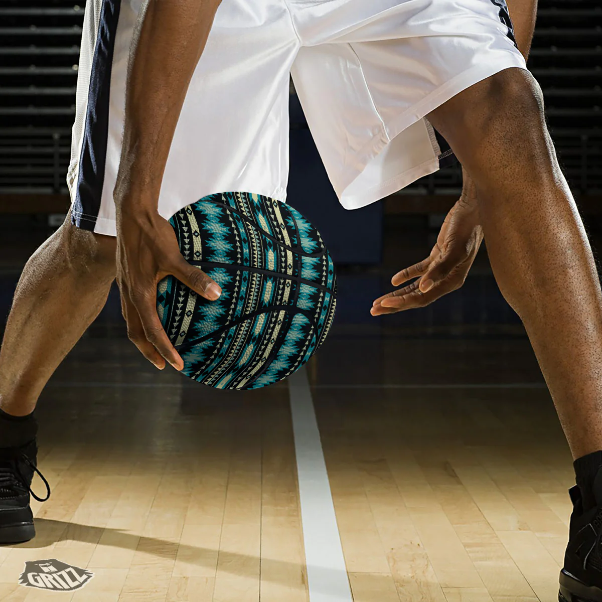 Ethnic Native Print Pattern Basketball - Image 3