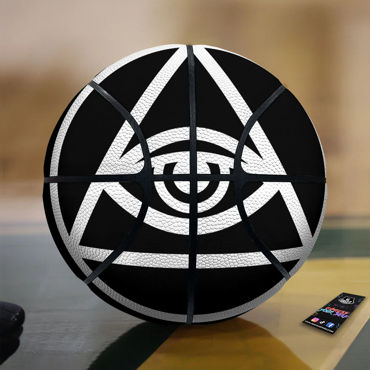 Eye Illuminati Print Basketball