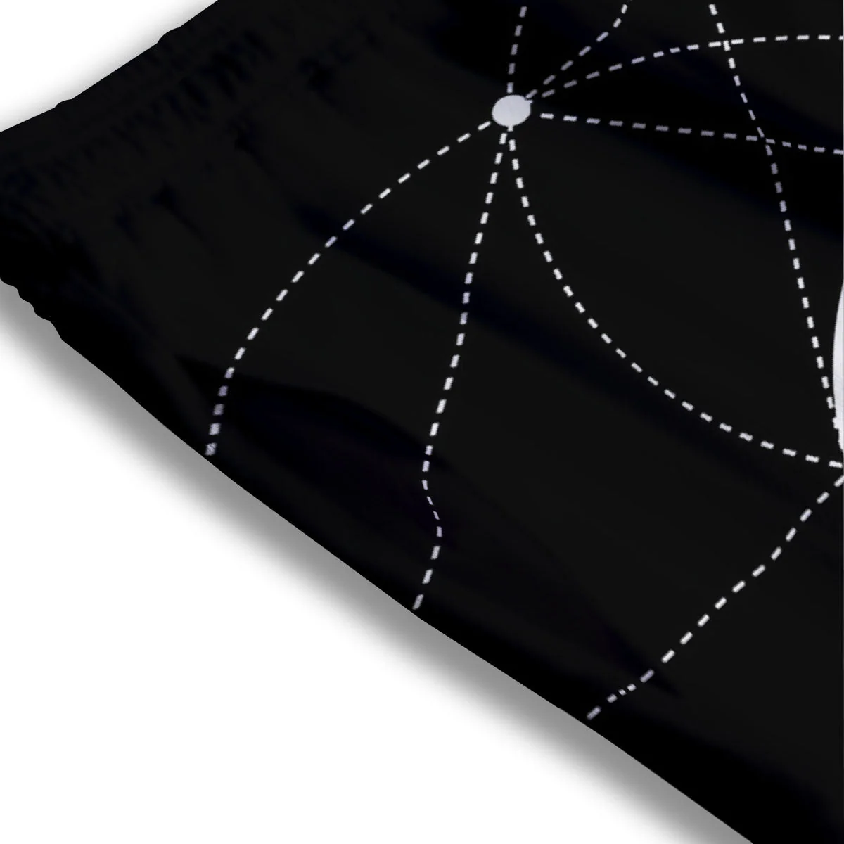 Eye Of Providence Geometric Print Mesh Shorts - Image 3