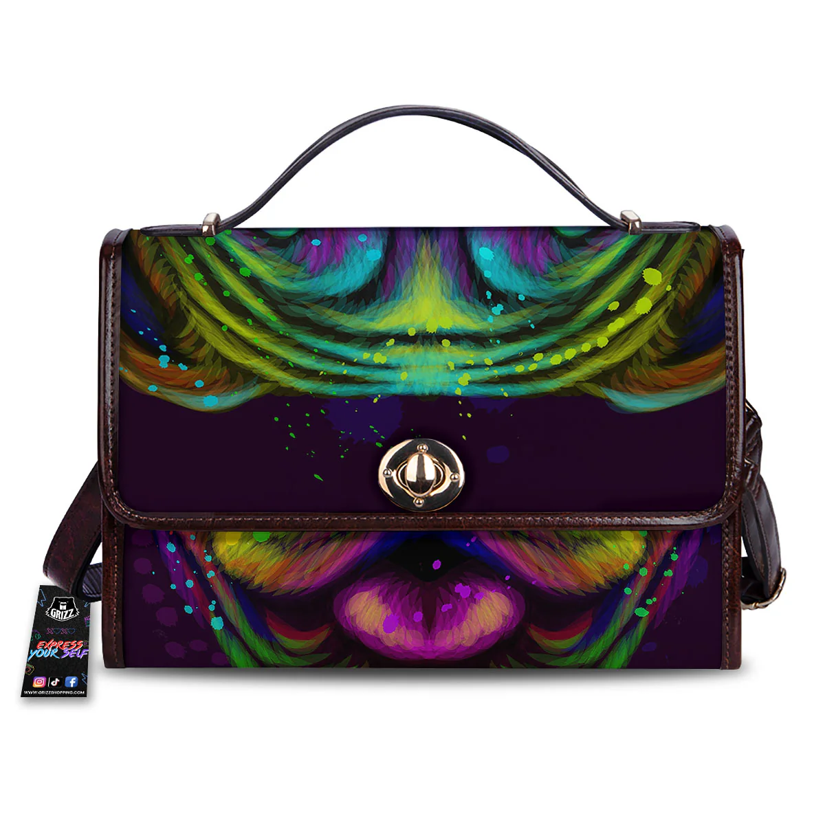 Face Shar Pei Print Women's Satchel Bag