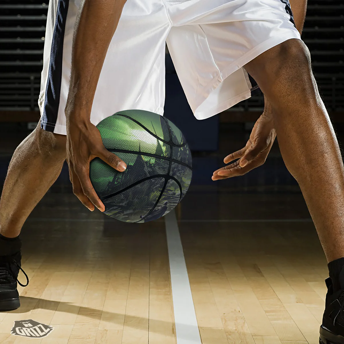 Fantasy Knight And Castle Basketball - Image 3