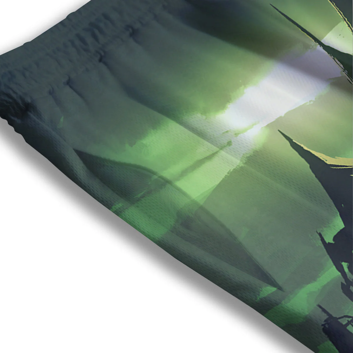 Fantasy Knight And Castle Mesh Shorts - Image 3