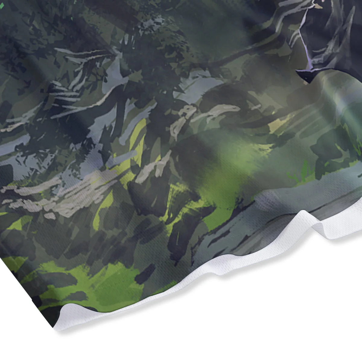 Fantasy Knight And Castle Mesh Shorts - Image 4