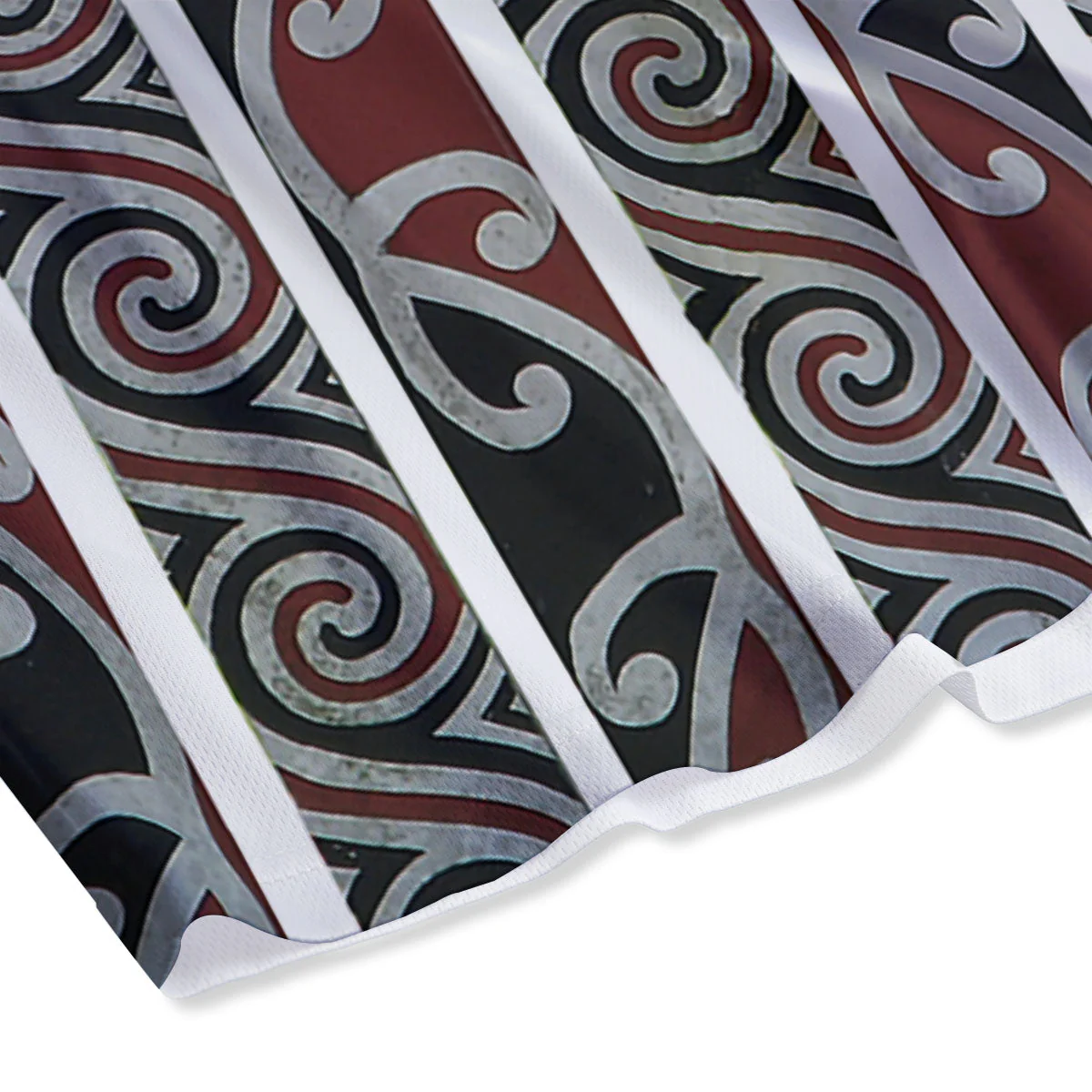 Fence Maori Print Mesh Shorts - Image 4