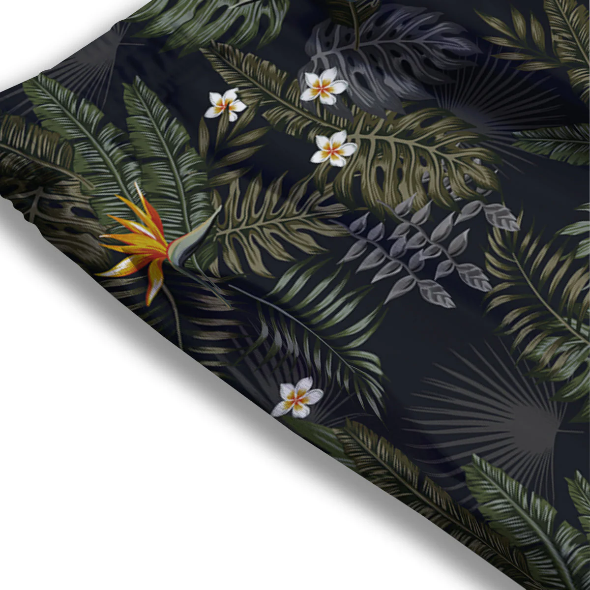 Floral Tropical Vintage Print Pattern Mesh Shorts - Image 3