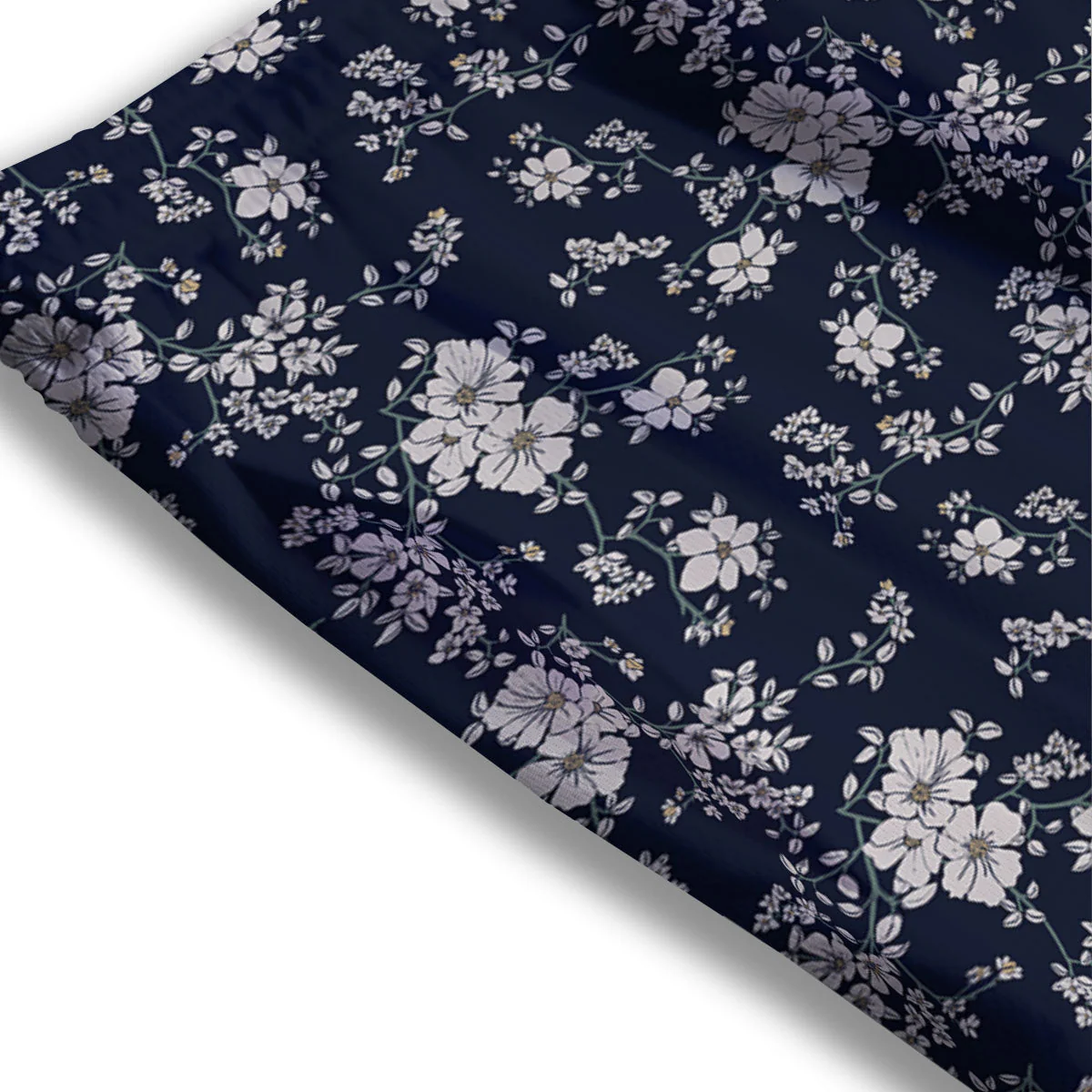 Flower Blossom Floral Print Pattern Mesh Shorts - Image 3