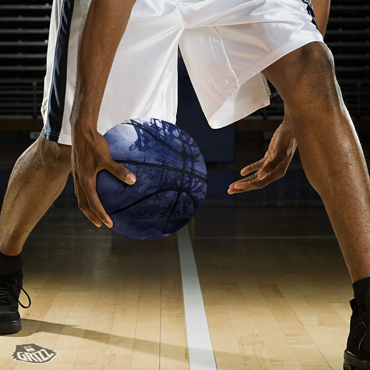 Flying Dutchman Ghost Pirate Ship Print Basketball - Image 3