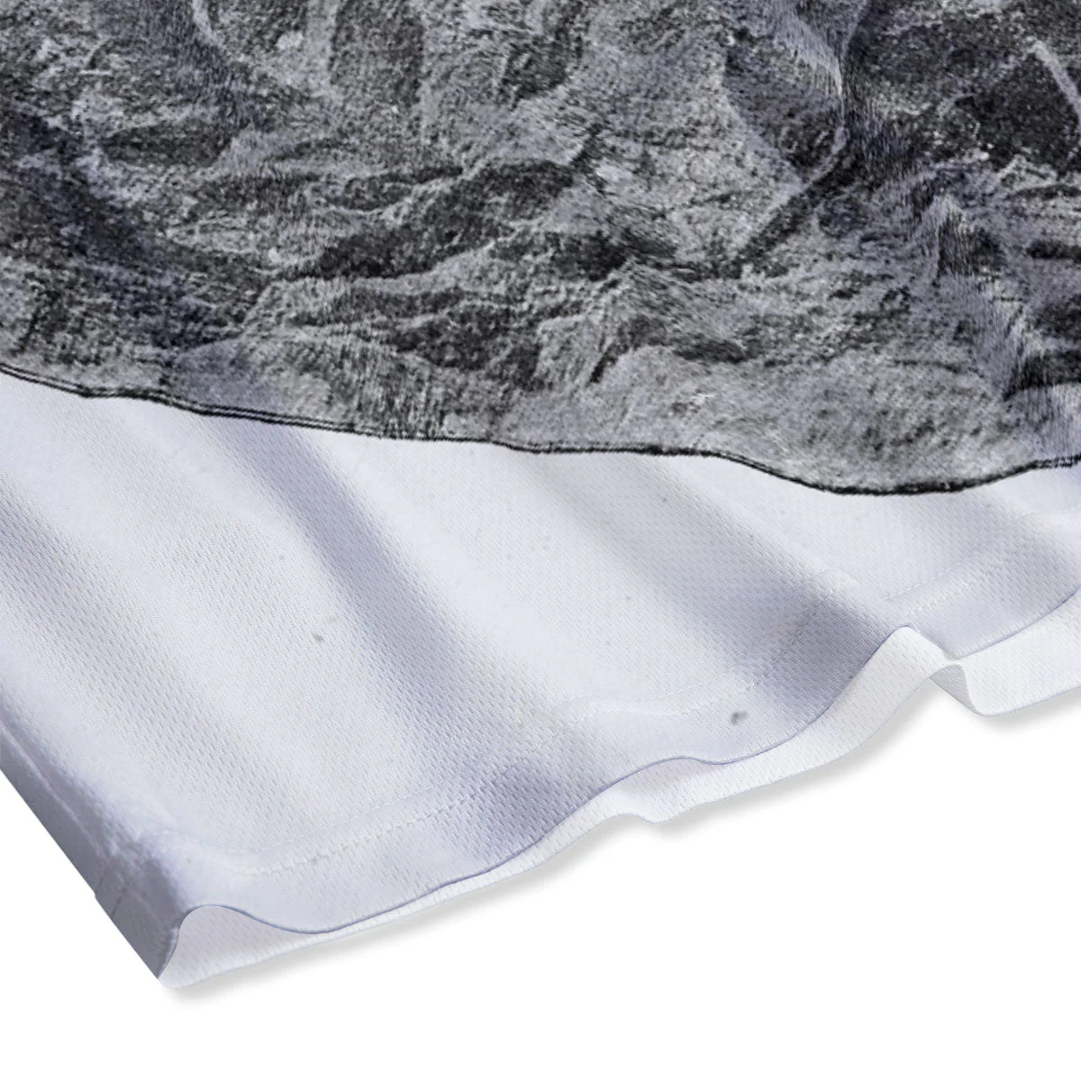 Fossil Fern Print Mesh Shorts - Image 4