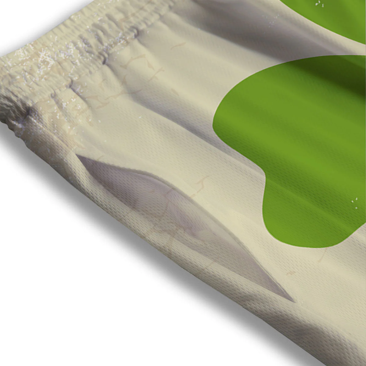 Four Leaf Clovers Irish Print Mesh Shorts - Image 3