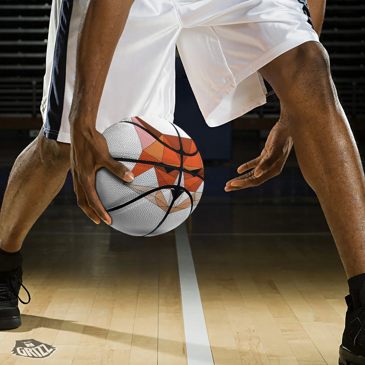 Fox Geometric Print Basketball - Image 3