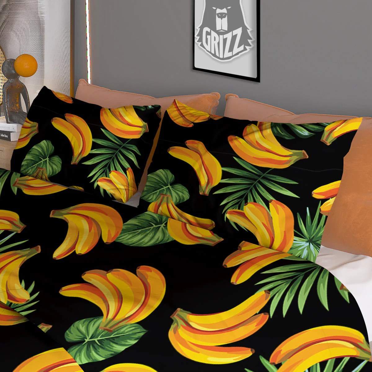 Fruit Banana Print Pattern Duvet Cover Bedding Set - Image 3