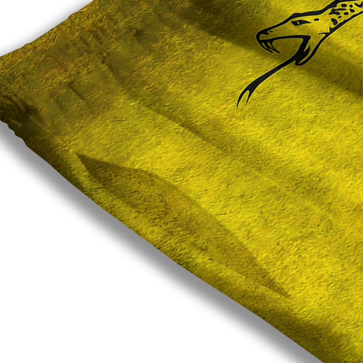 Gadsden Flag Grunge Print Mesh Shorts - Image 3