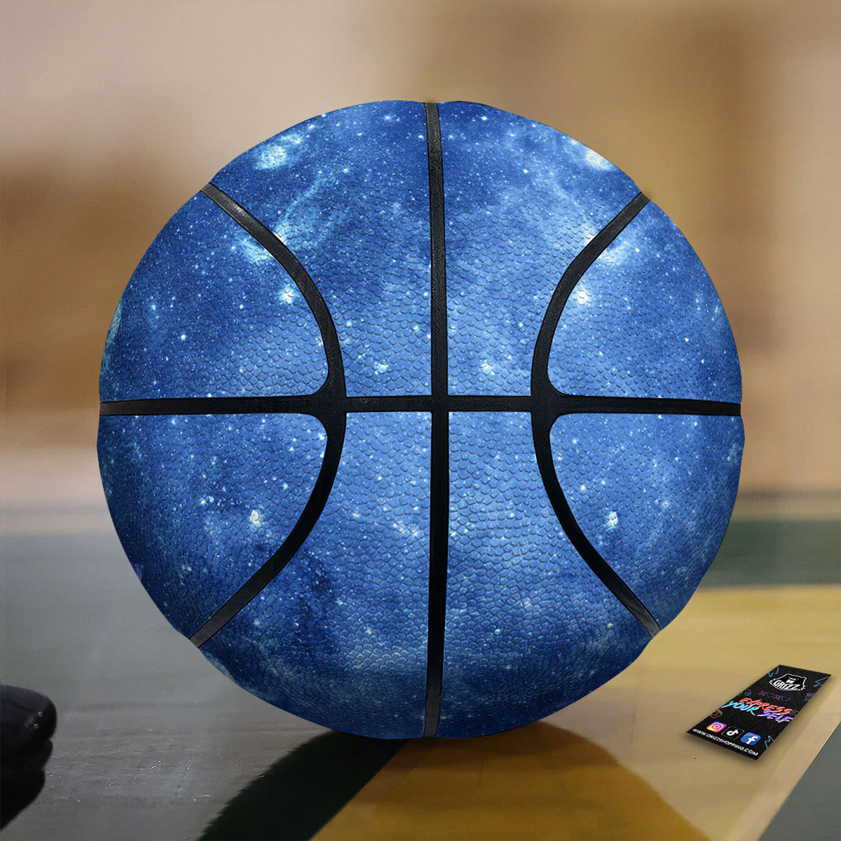 Galaxy Deep Space Nebula Universe Print Basketball
