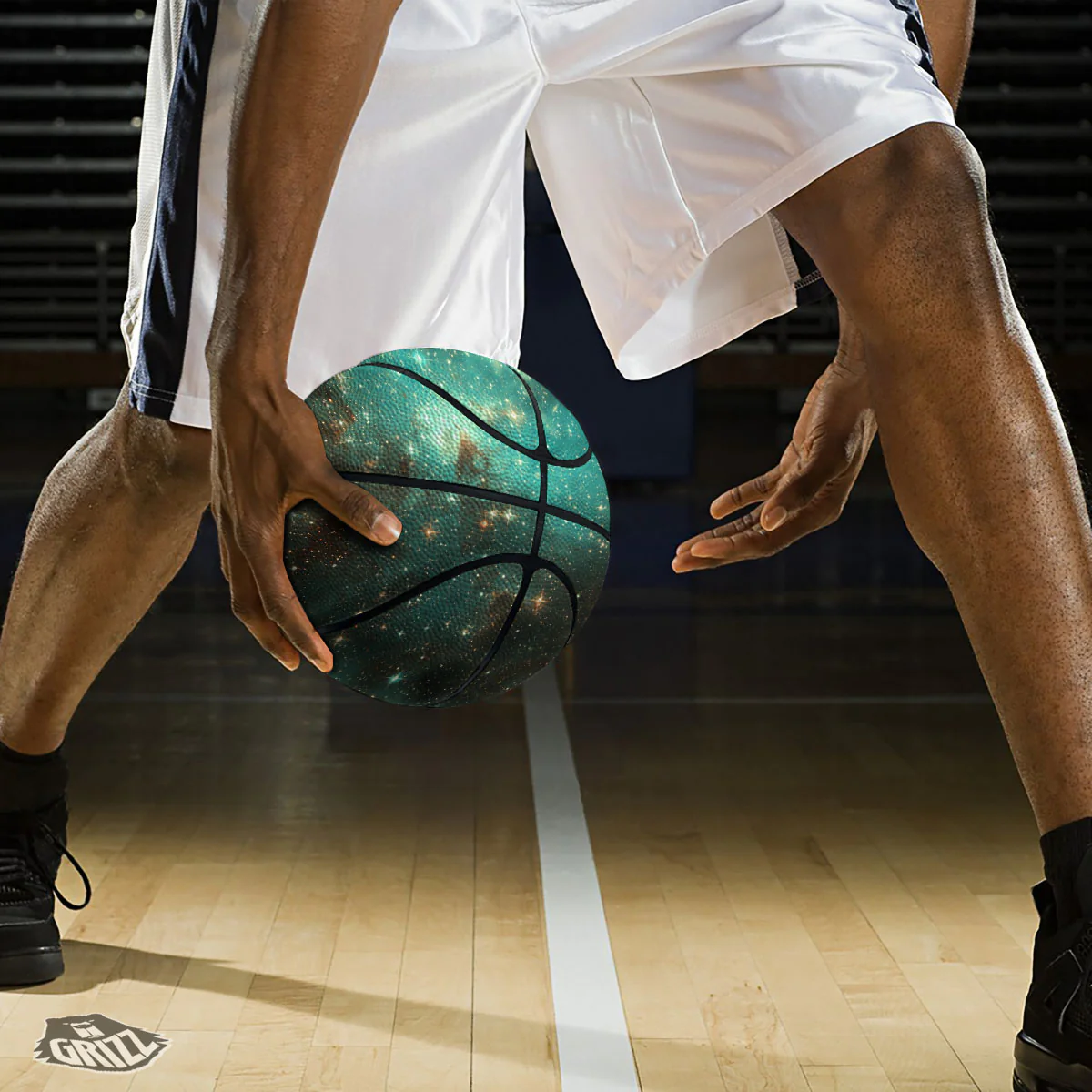 Galaxy Space Abstract Cloud Nebula Print Basketball - Image 3