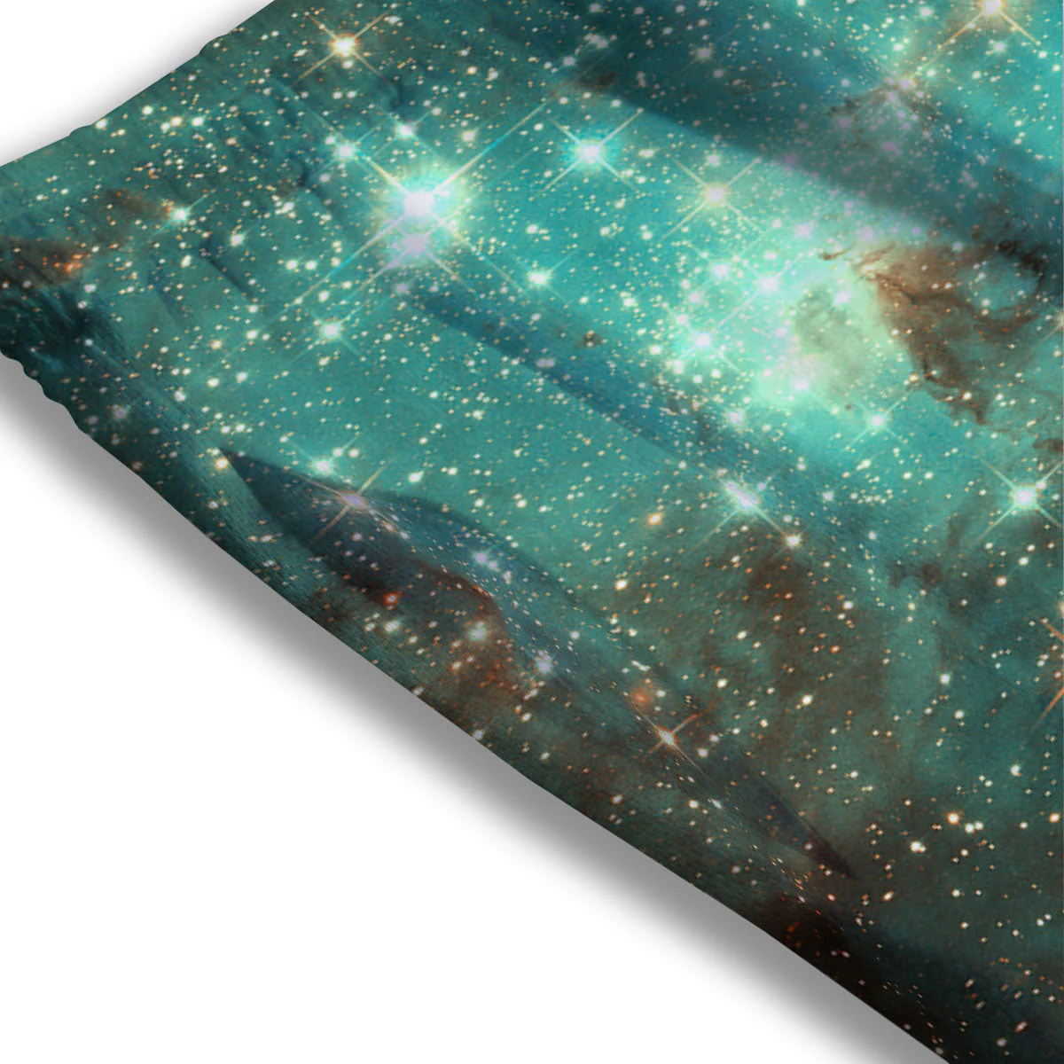 Galaxy Space Abstract Cloud Nebula Print Mesh Shorts - Image 3
