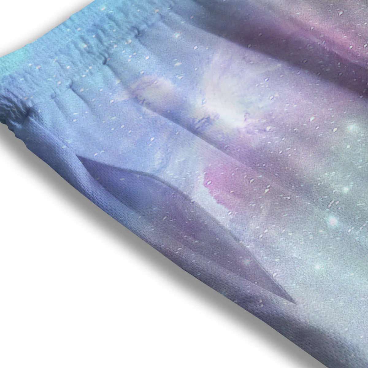 Galaxy Space Colorful Nebula Print Mesh Shorts - Image 3