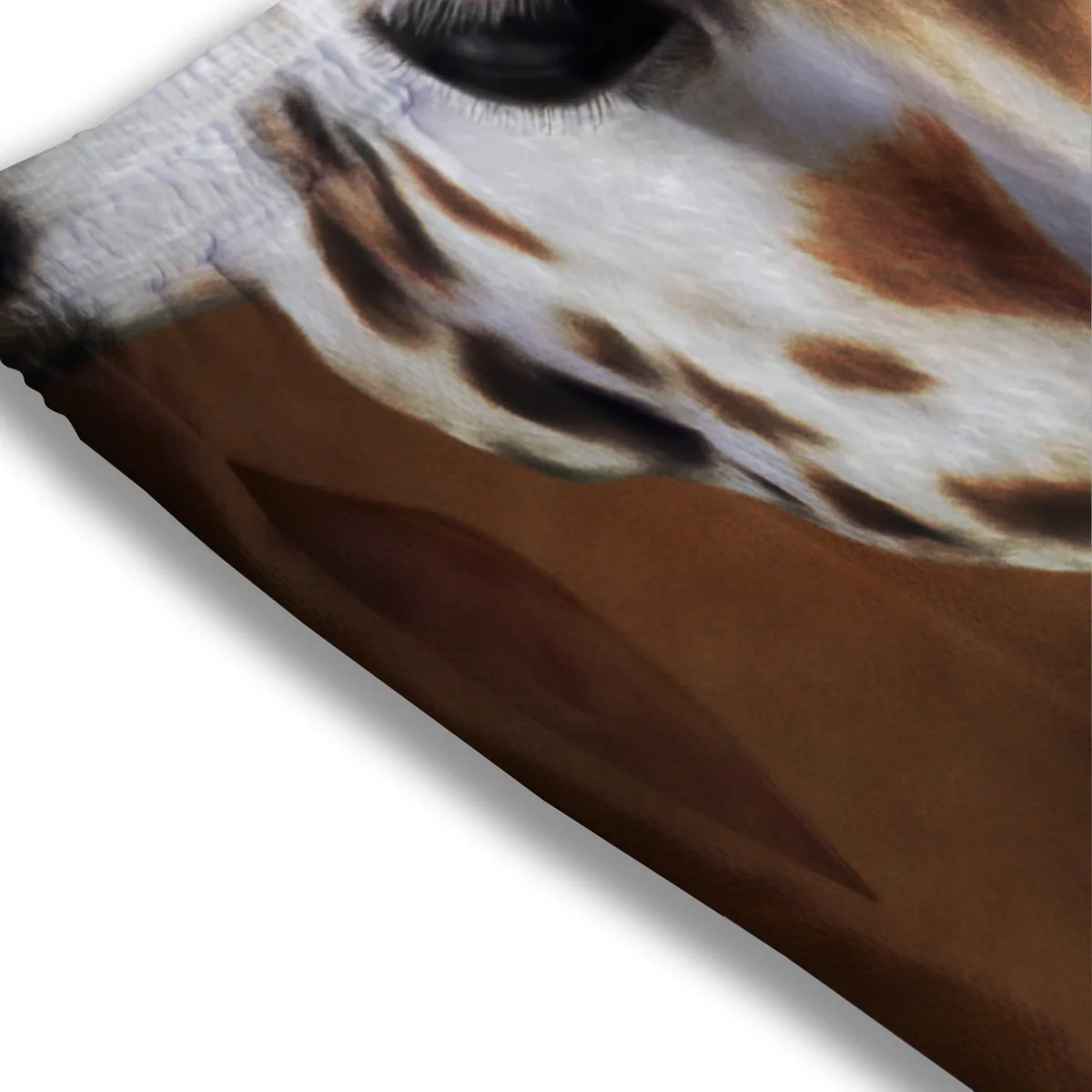 Giraffe Brown Print Mesh Shorts - Image 3