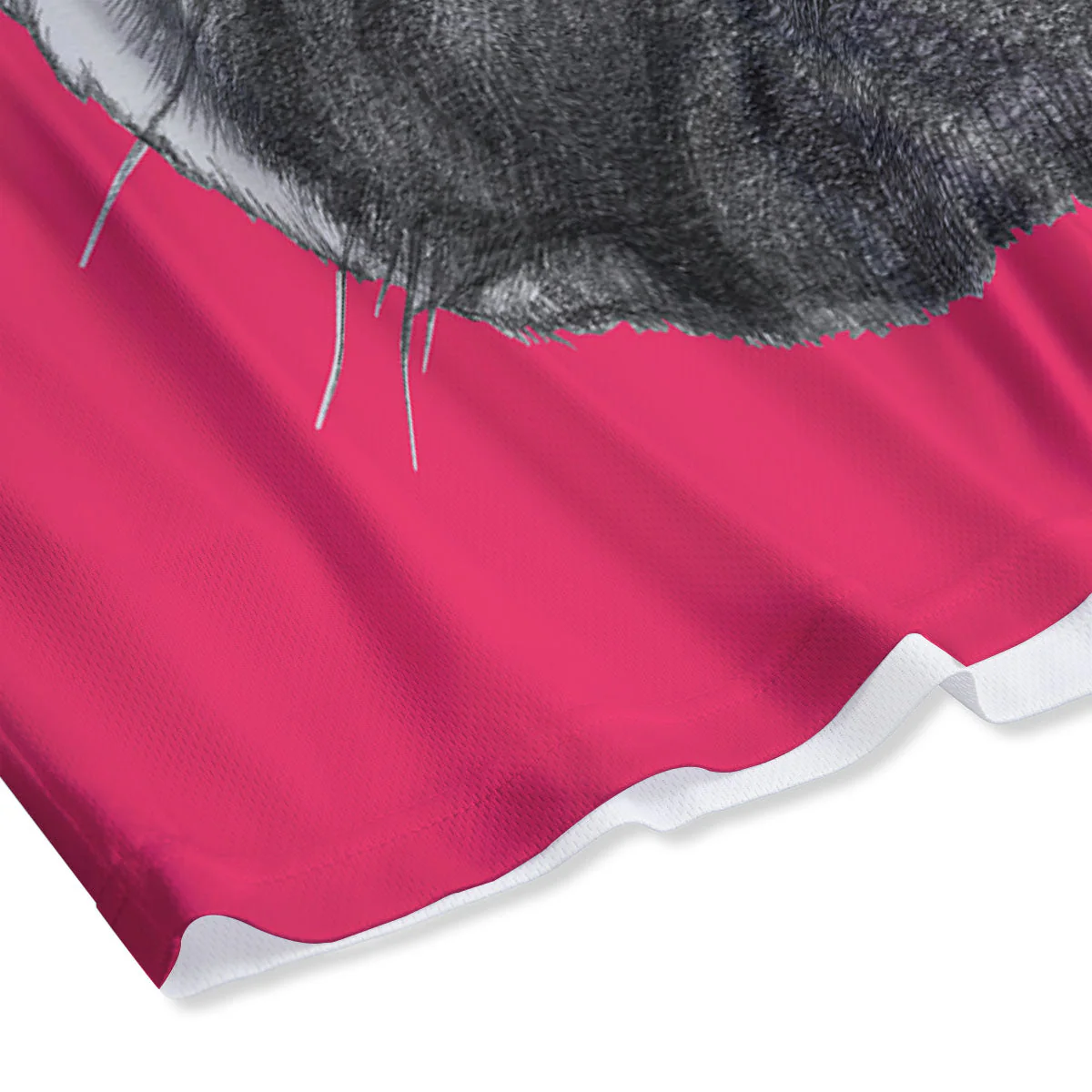 Glasses Pug Portrait Print Mesh Shorts - Image 4