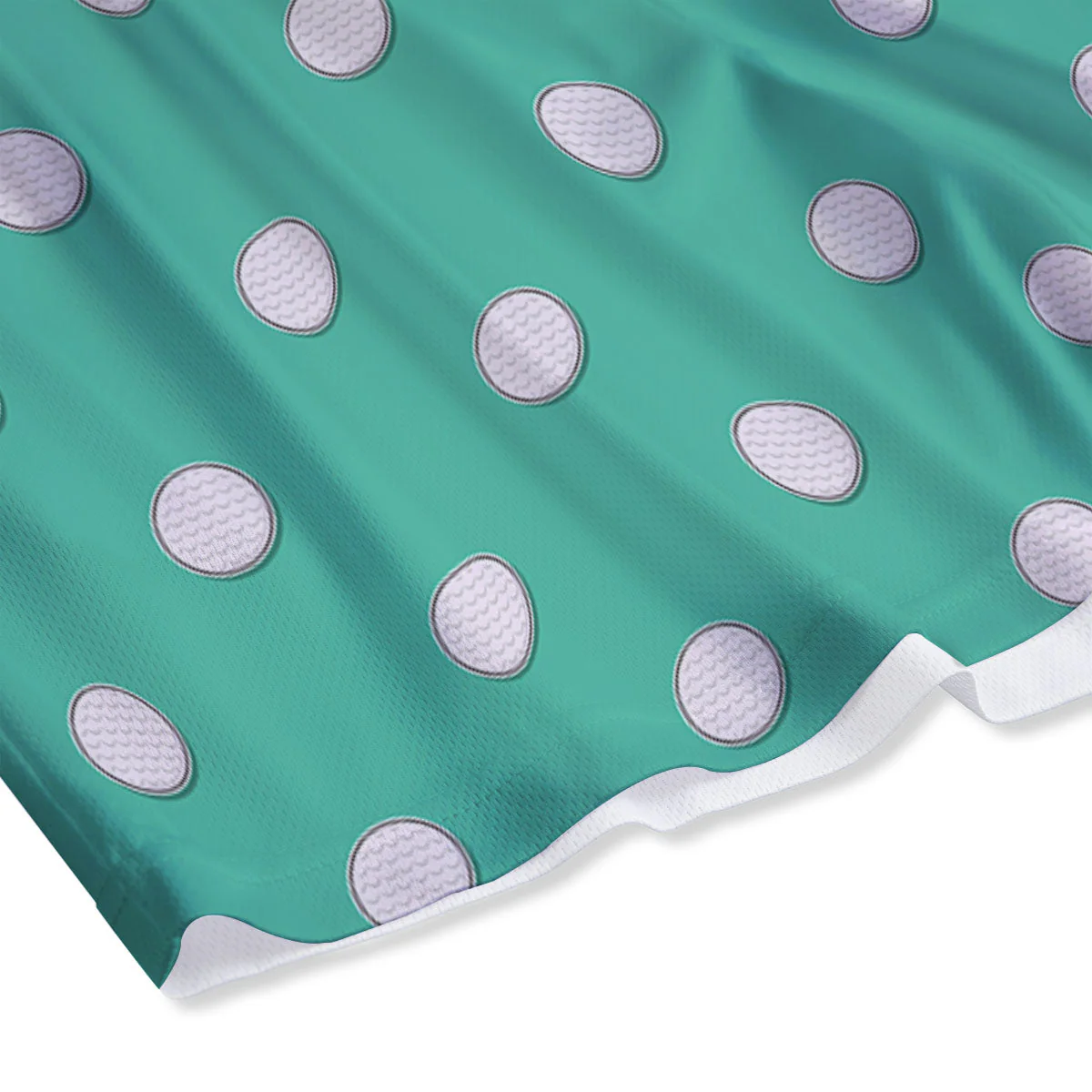 Golf Ball Print Pattern Mesh Shorts - Image 4