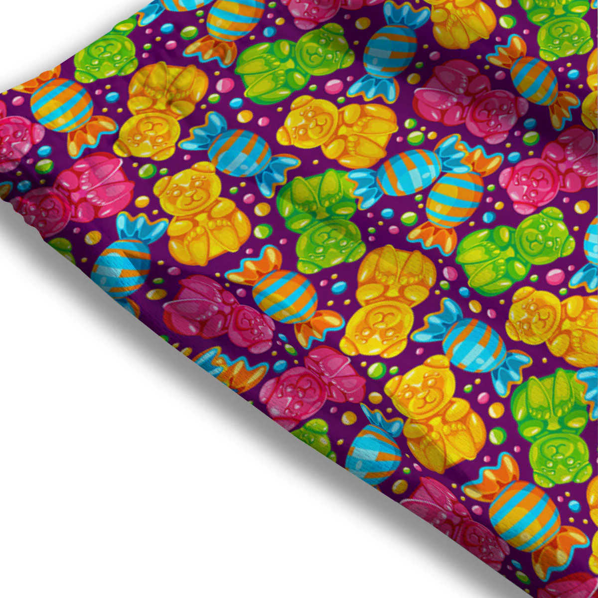 Gummy Colorful Print Mesh Shorts - Image 3