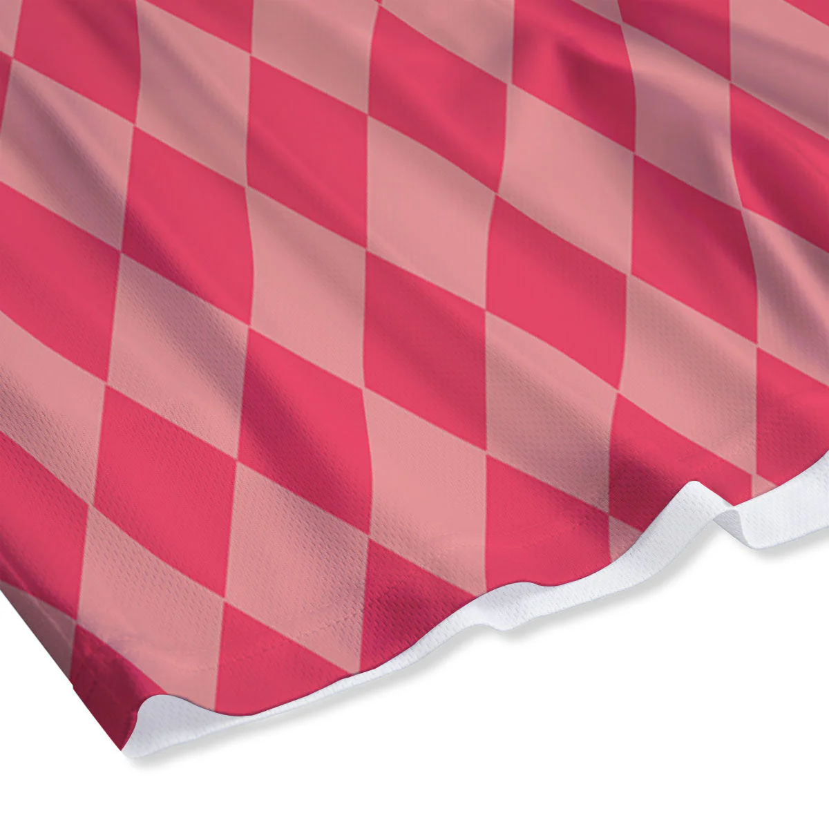 Harlequin Pink Print Pattern Mesh Shorts - Image 4
