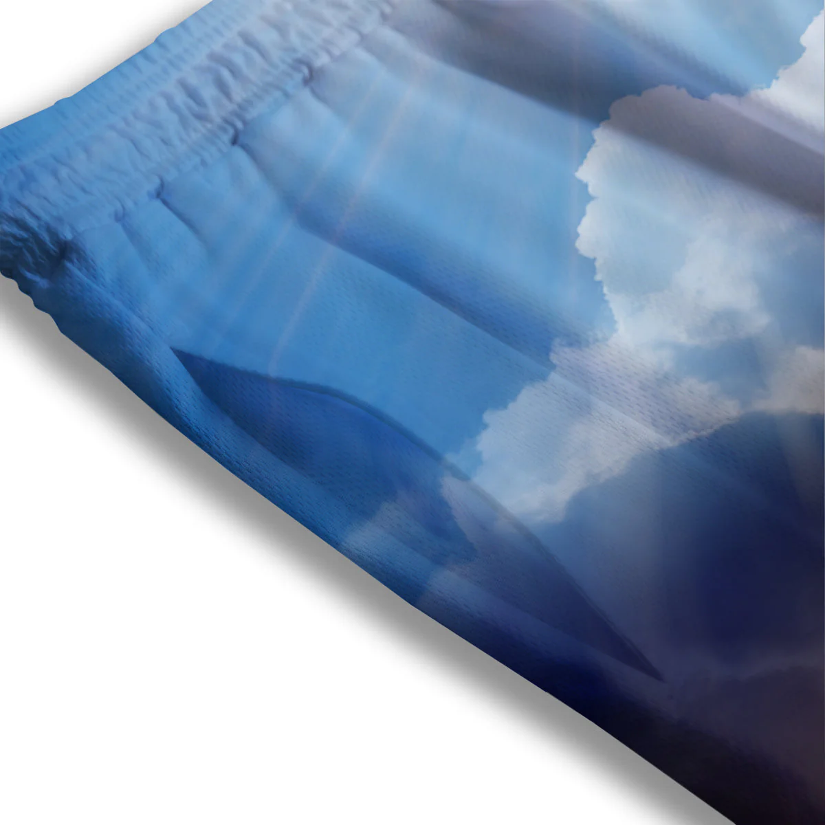 Heaven And Hell Print Mesh Shorts - Image 3