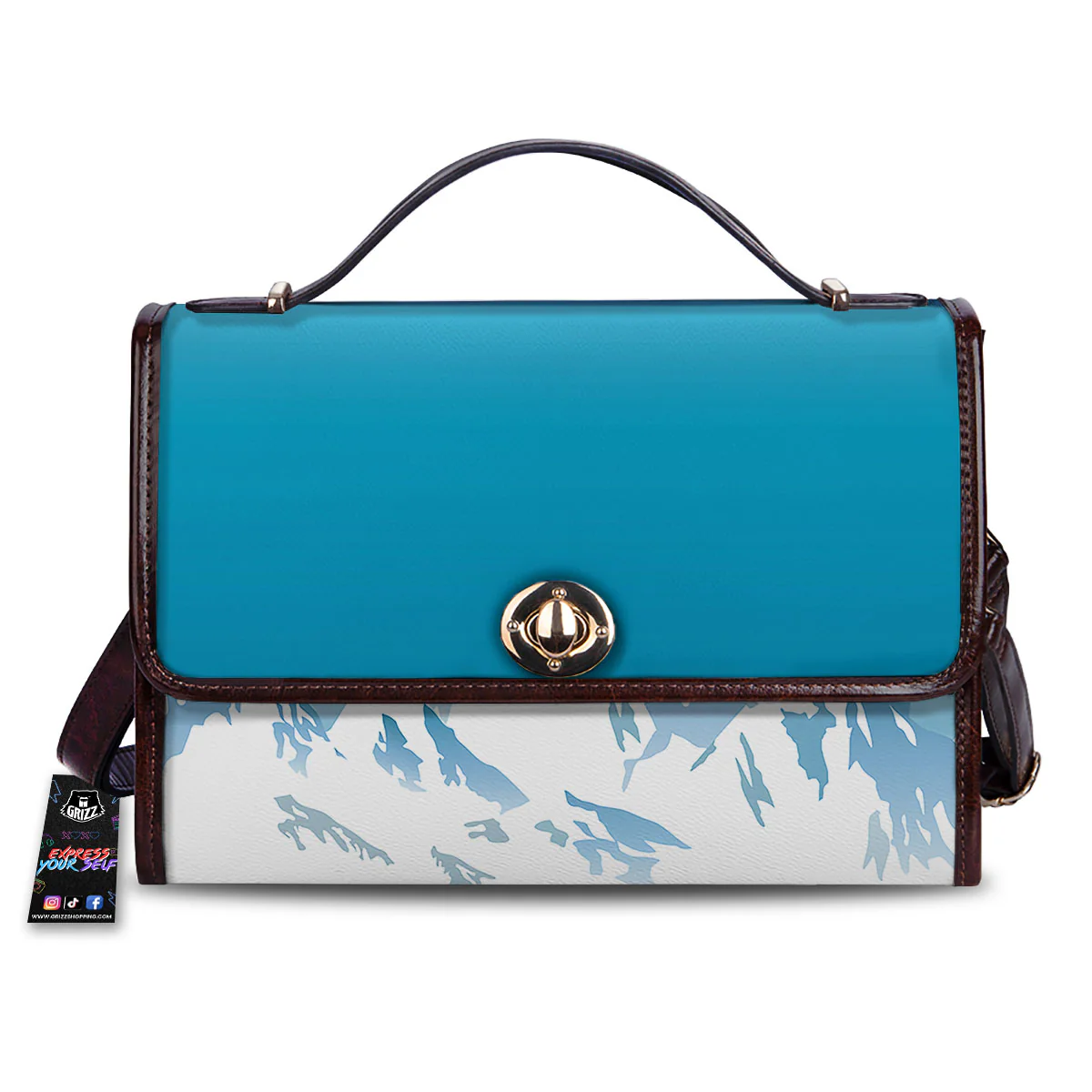 Himalaya Mountain Print Women's Satchel Bag