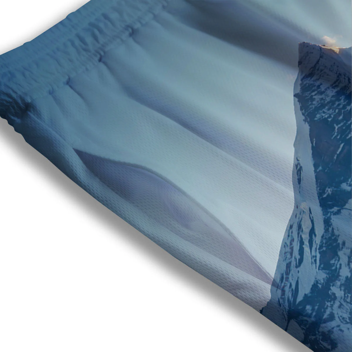 Himalayan Moutain Print Mesh Shorts - Image 3