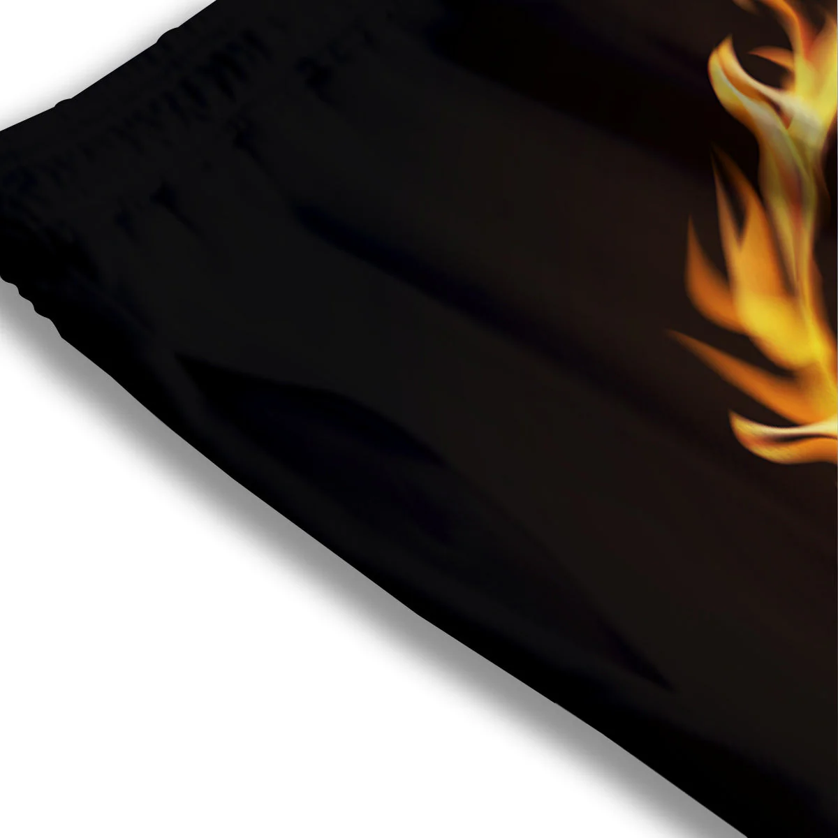 Hole Burning Print Mesh Shorts - Image 3