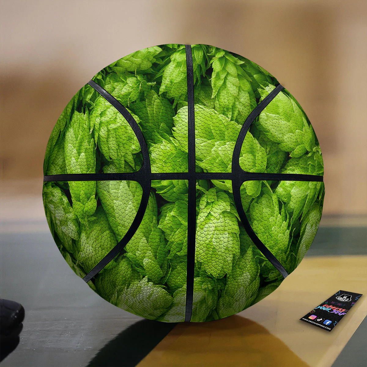 Hop Cone Fresh Print Basketball