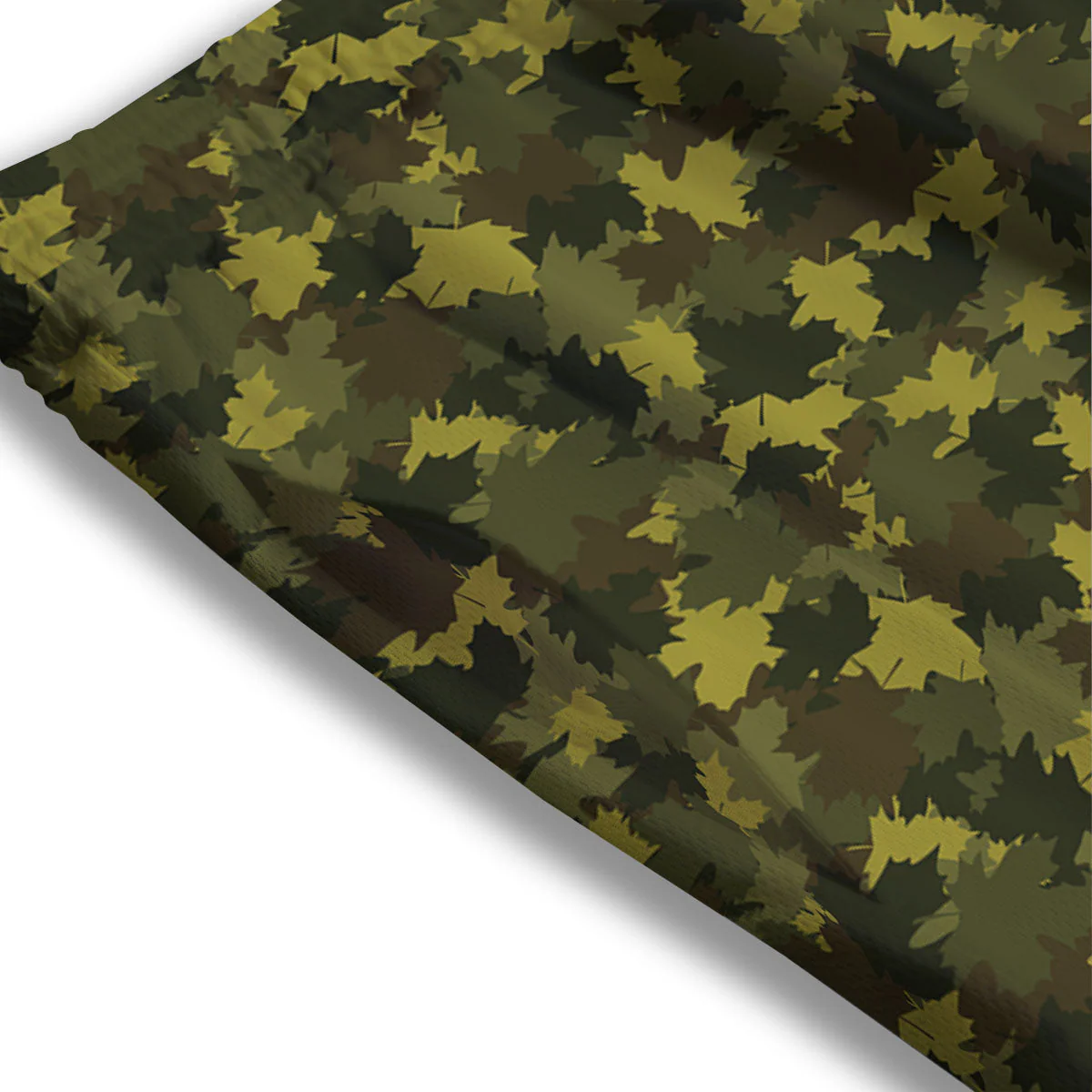 Hunting Camouflage Fall Leaves Print Mesh Shorts - Image 3
