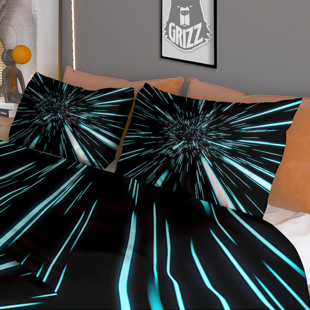 Hyperspace Galaxy Print Duvet Cover Bedding Set - Image 3