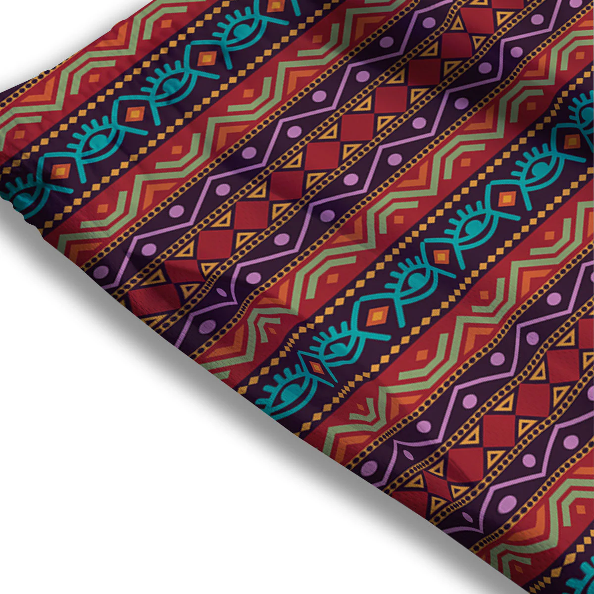 Inspired Afro Ethnic Print Mesh Shorts - Image 3