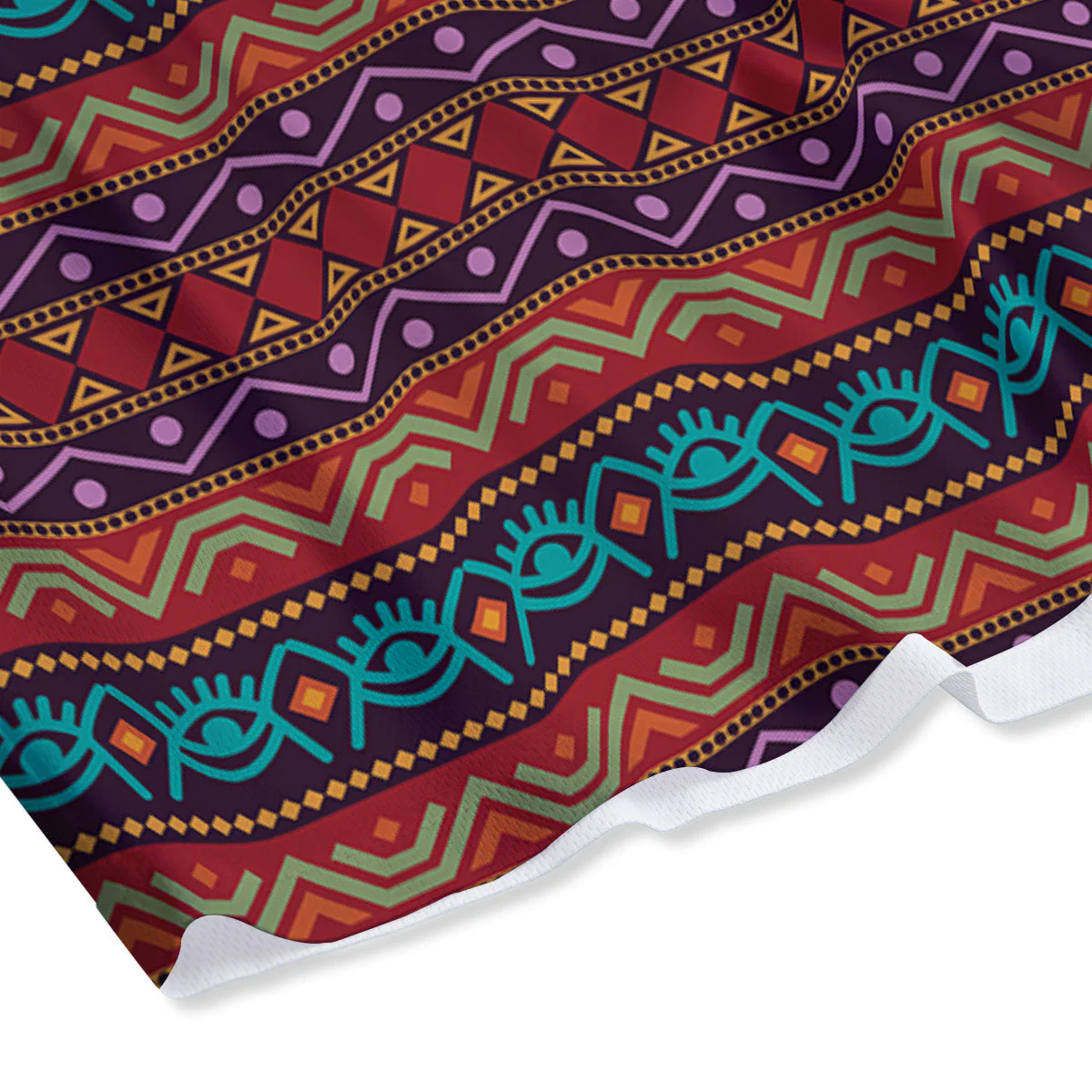 Inspired Afro Ethnic Print Mesh Shorts - Image 4